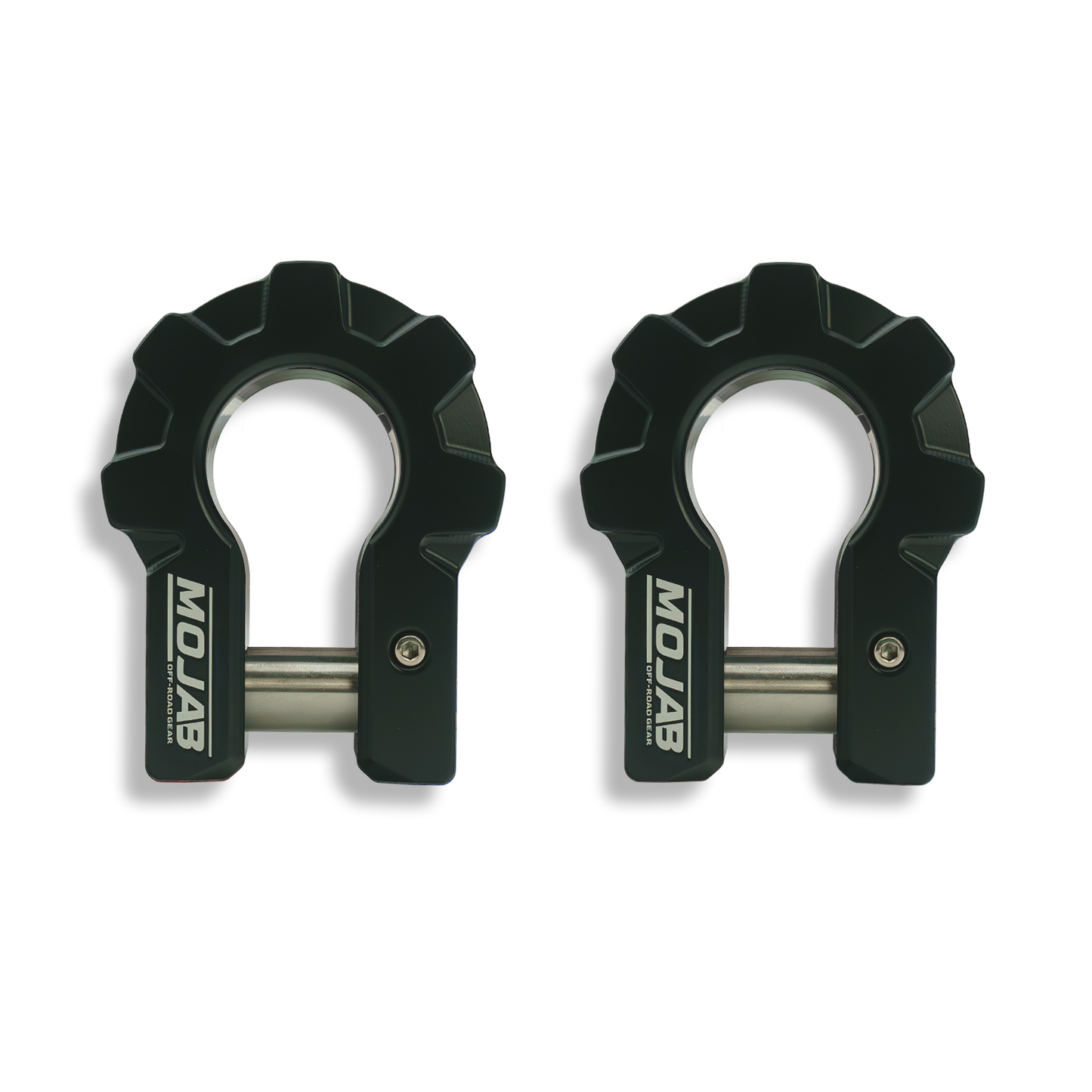 3/4’’ Extreme duty Aluminum D-Shackle set (9T)-Ceramic coated (LIFETIME WARRANTY*) - Black - Shackle