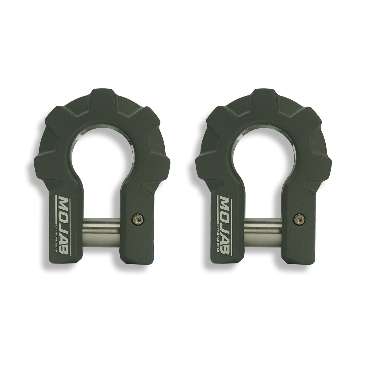 3/4’’ Extreme duty Aluminum D-Shackle set (9T)-Ceramic coated (LIFETIME WARRANTY*) - Gray - Shackle