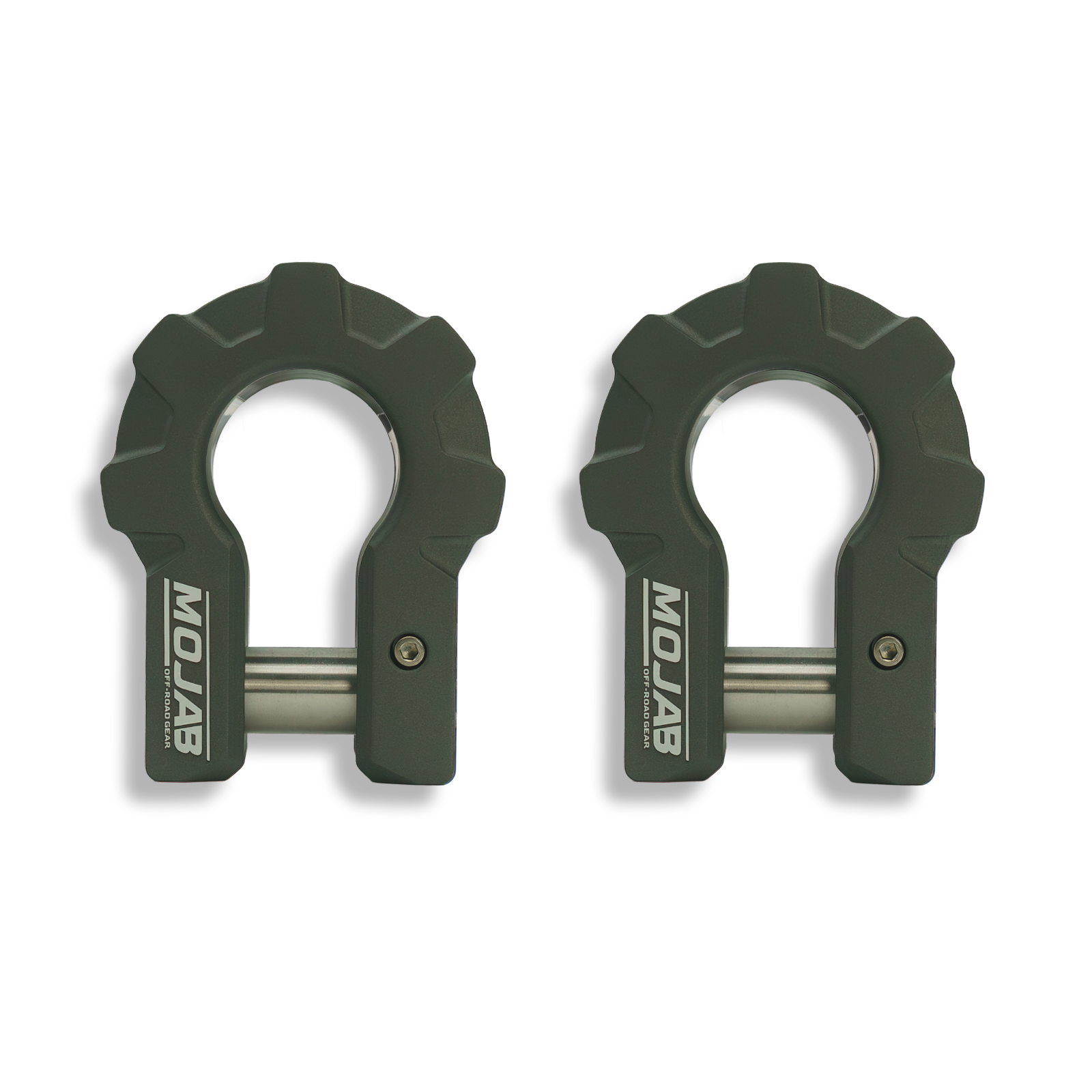 3/4’’ Extreme duty Aluminum D-Shackle set (9T)-Ceramic coated (LIFETIME WARRANTY*) - Gray - Shackle