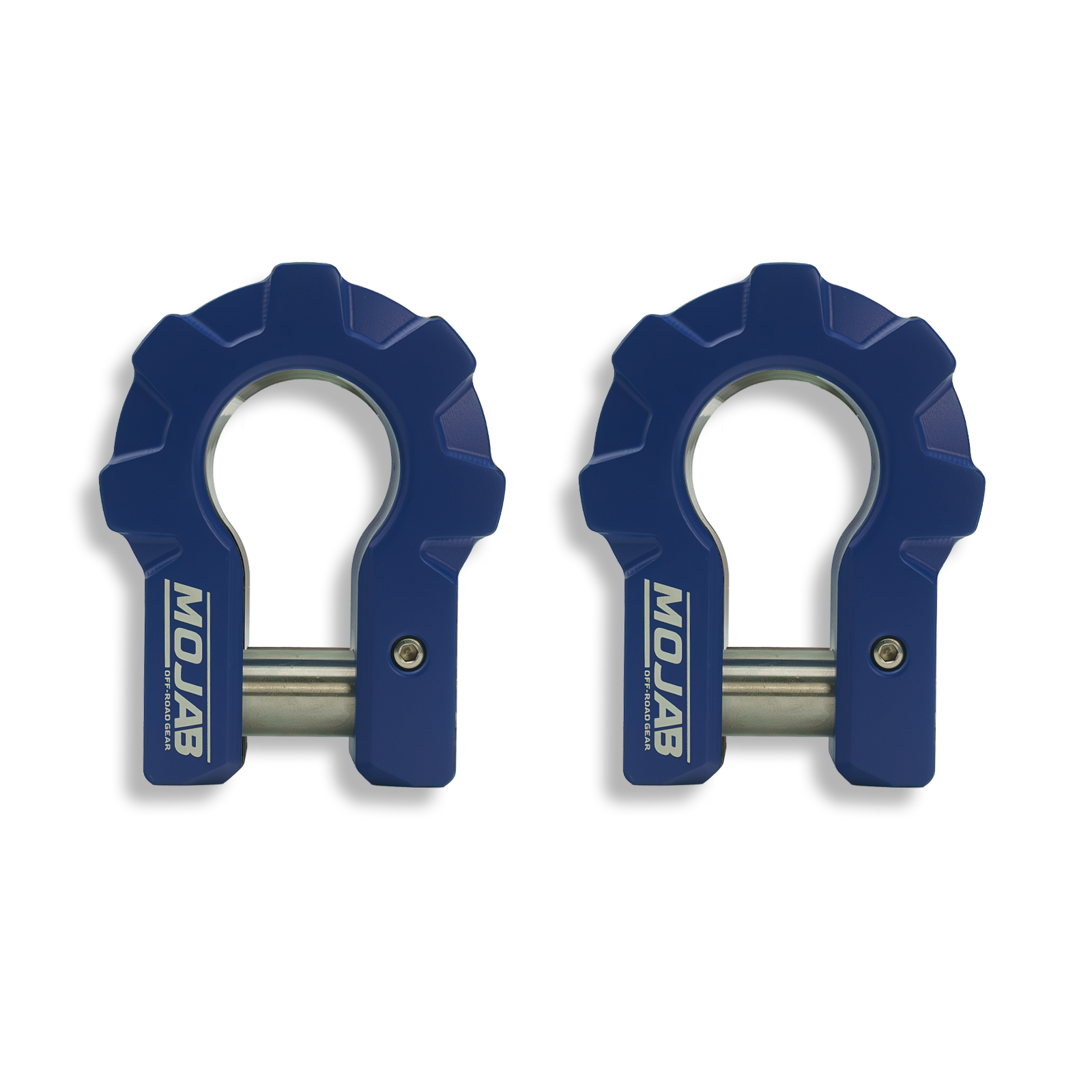 3/4’’ Extreme duty Aluminum D-Shackle set (9T)-Ceramic coated (LIFETIME WARRANTY*) - Blue - Shackle