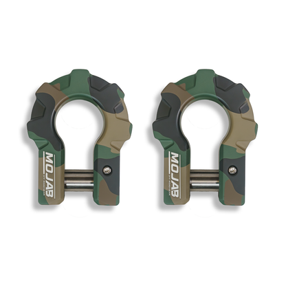 3/4’’ Extreme duty Aluminum D-Shackle set (9T)-Ceramic coated (LIFETIME WARRANTY*) - Camo - Shackle