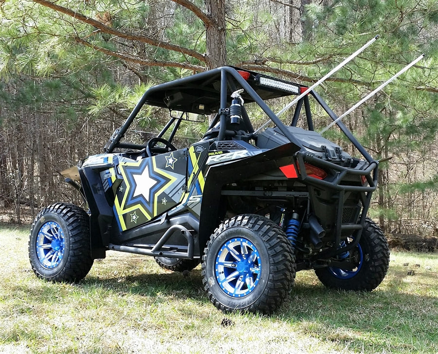 Trail Armor Slimline EZ On Two Door Graphics Kit -  2015 RZR S 900 EPS Black Pearl