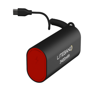3400 mAh Rechargeable Battery - Red - Personal Lighting