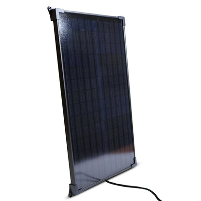 35 Watt Mountable Solar 12V Battery Charger with Solar Controller - Battery