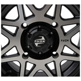 4/110 Tusk Tintic Wheel 14x7 5.0 + 2.0 Machined/Black