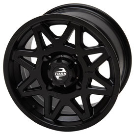 4/137 Tusk Tintic Wheel 15x7 4.0 + 3.0 Matte Black - Wheels