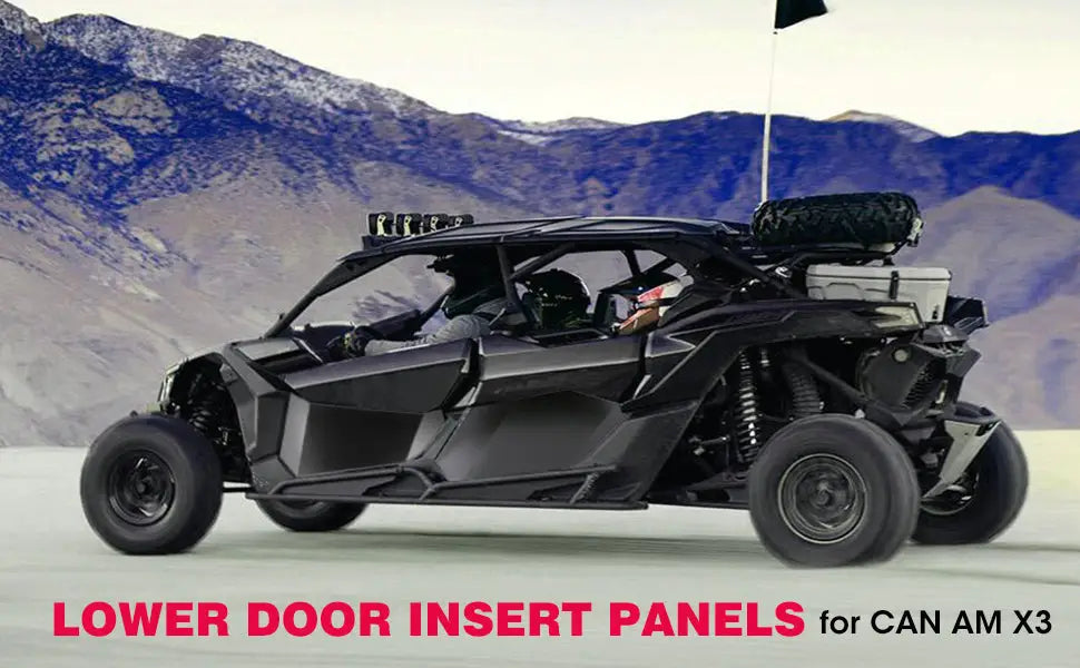 Aluminum Lower Door Panel Inserts Fit Can-Am Maverick X3