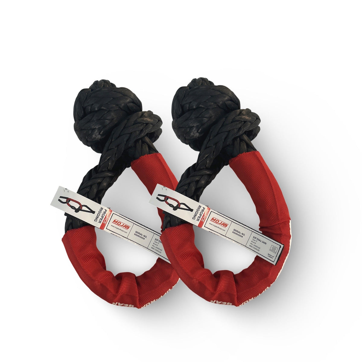 5/8” x 24” Extreme Duty Soft Shackle - set of 2 shackles - Towing