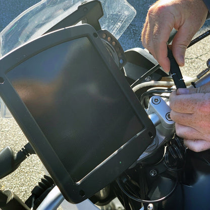5 Watt Solar 12V Battery Charger with Handlebar Mount - Battery