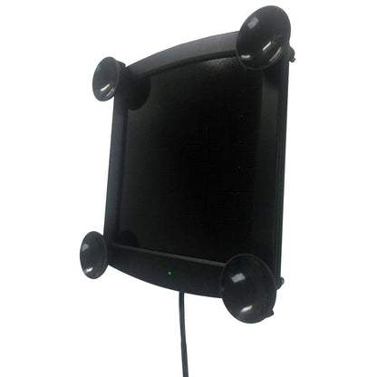 5 Watt Solar 12V Battery Charger with Windshield Mount - Battery