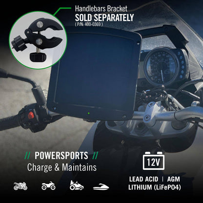5 Watt Solar 12V Battery Charger with Windshield Mount - Battery
