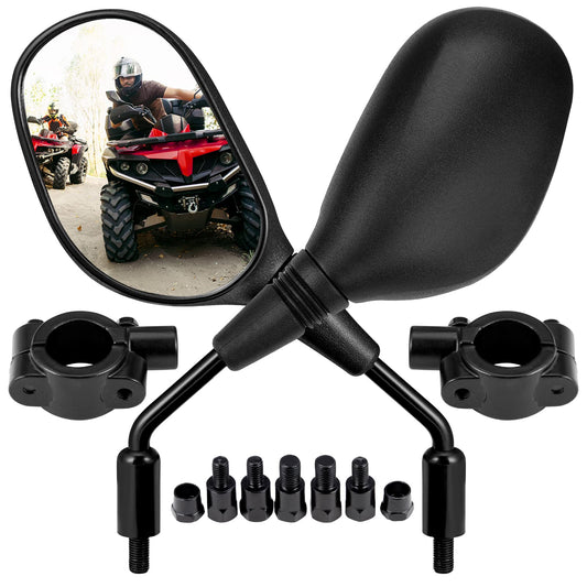 7/8’’ Handlebar Rear View Mirrors with 8MM and 10MM Screws
