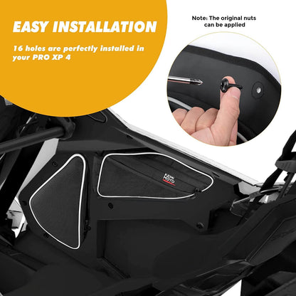 Rear Door Bags Fit 2020+RZR PRO XP 4