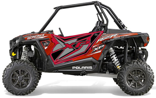 Trail Armor GenX Two Door Graphics Kit - 2015 RZR XP 1000 EPS HAVASU RED PEARL