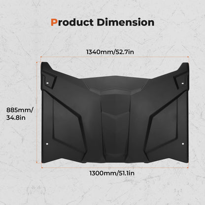 Front Lower Door Inserts & Roof For Can-Am Maverick X3