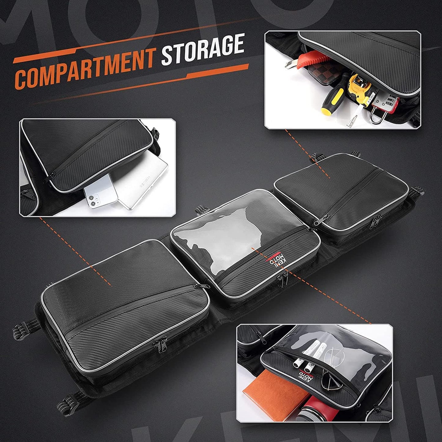 Overhead Storage Roof Bag For Can-Am Maverick Trail