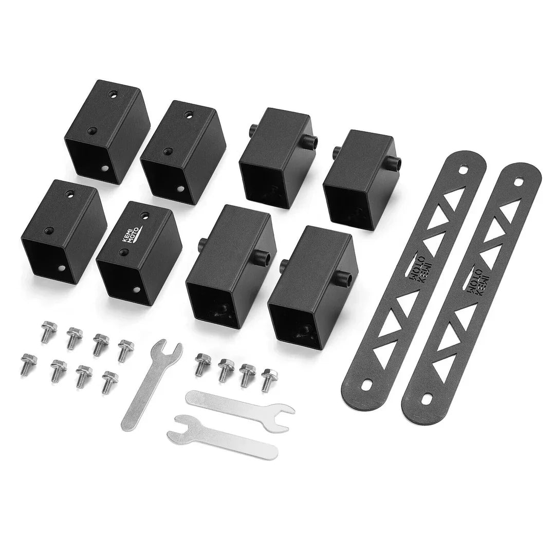 8PCS Seat Risers Spacers 2’’ Lift Kit for Polaris RZR PRO XP 2-Seat