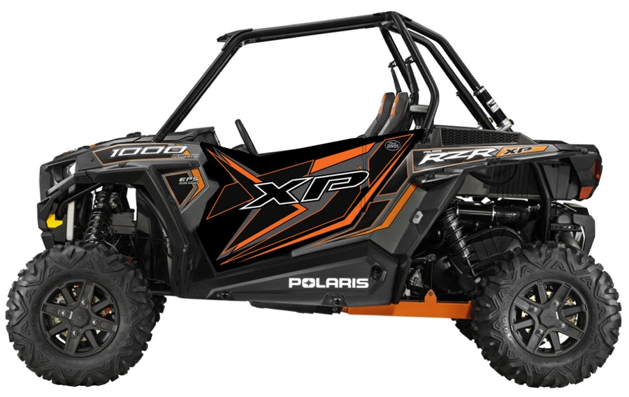 Trail Armor GenX Two Door Graphics Kit - 2014 RZR XP 1000 Titanium Matte Metallic