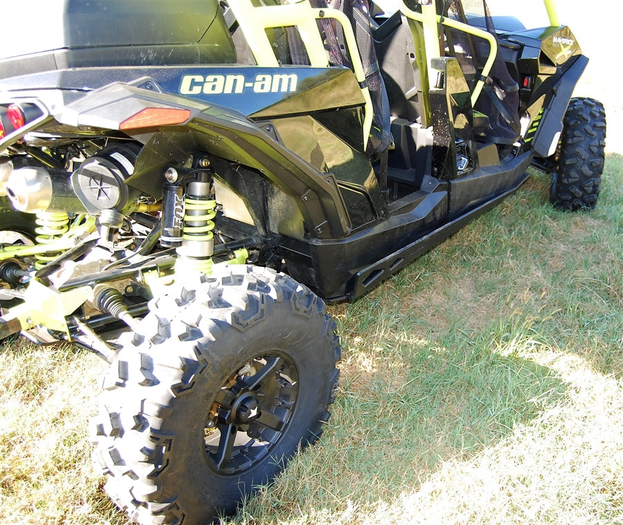 Trail Armor Can Am Maverick Max X DS 1000R Turbo, Can Am Maverick Max X RS 1000R Turbo, Can Am Maverick Max Turbo Full Skids with Integrated Slider Nerfs