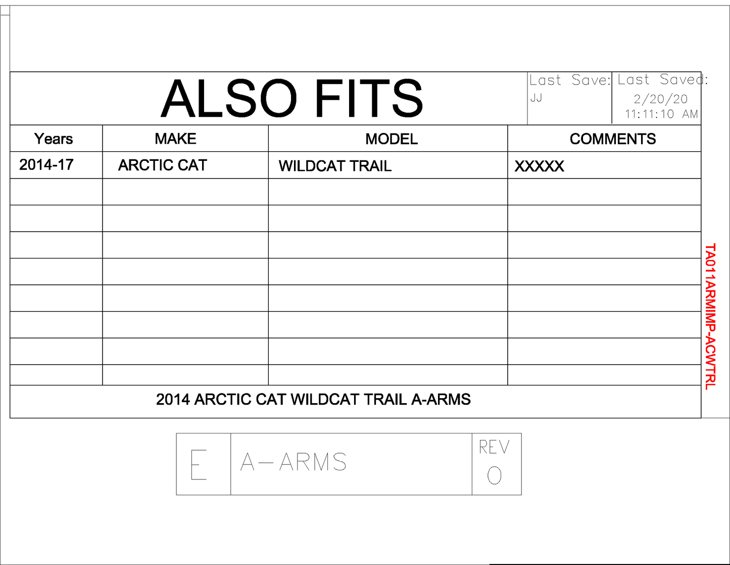 Trail Armor Arctic Cat Wildcat Trail iMpact A-Arm Guards 2014 - 2017