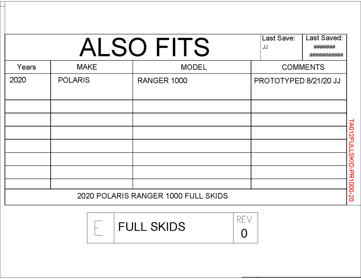 Trail Armor Polaris Ranger 1000 Full Skids 2020