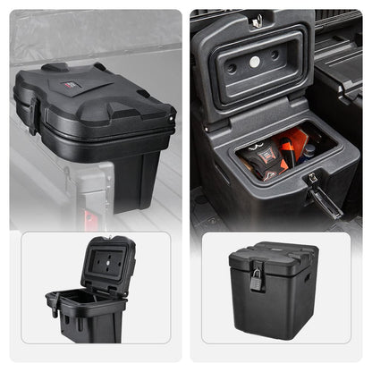 Cargo Storage Device Tool Box & Under Seat Storage Box Fit Polaris Ranger