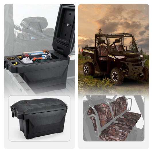 45L Storage box & Camouflage Seat Cover for Ranger 1000/ XP 1000