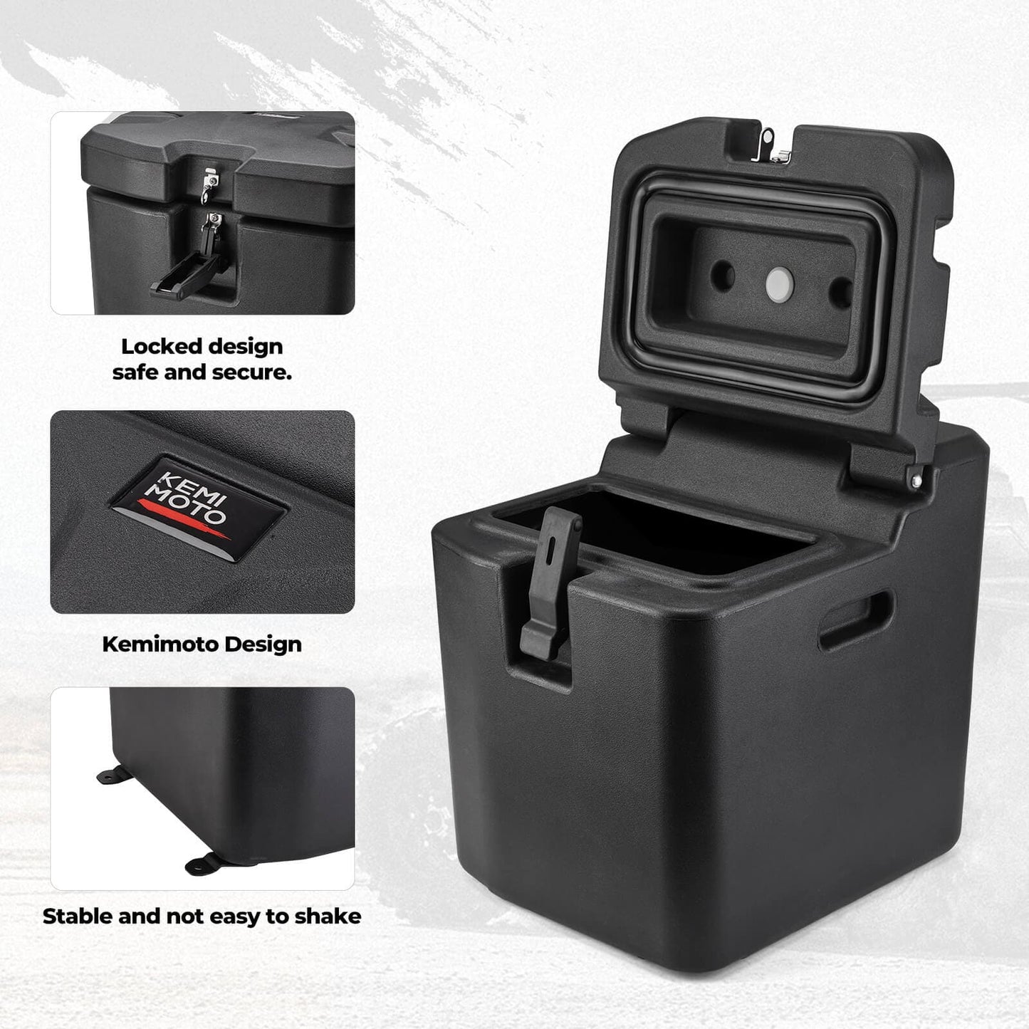 Big Size Cargo Box & Under Seat Storage Box For Polaris Ranger XP 1000