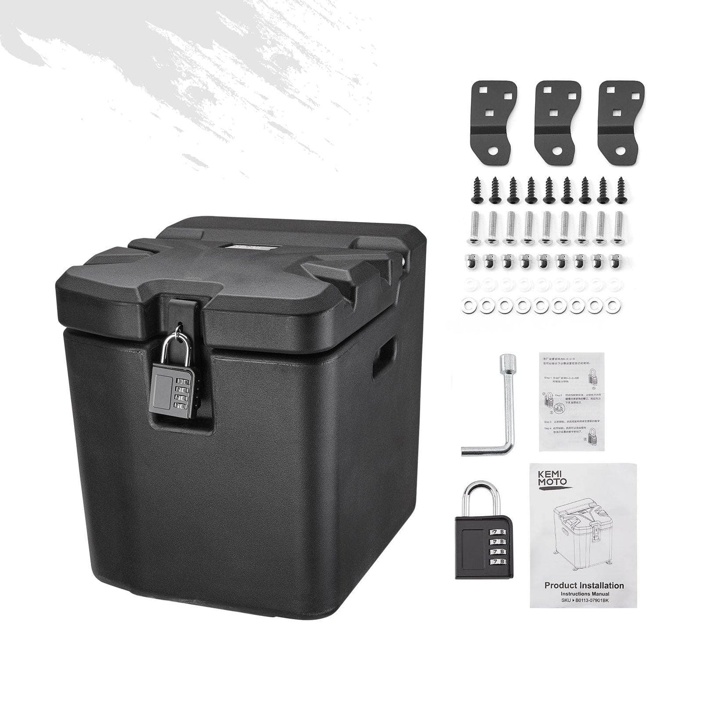 26.5L Under Seat Storage Box For Polaris Ranger XP 1000