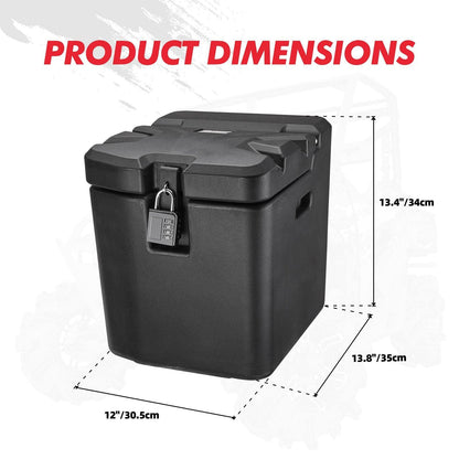 26.5L Under Seat Storage Box For Polaris Ranger XP 1000