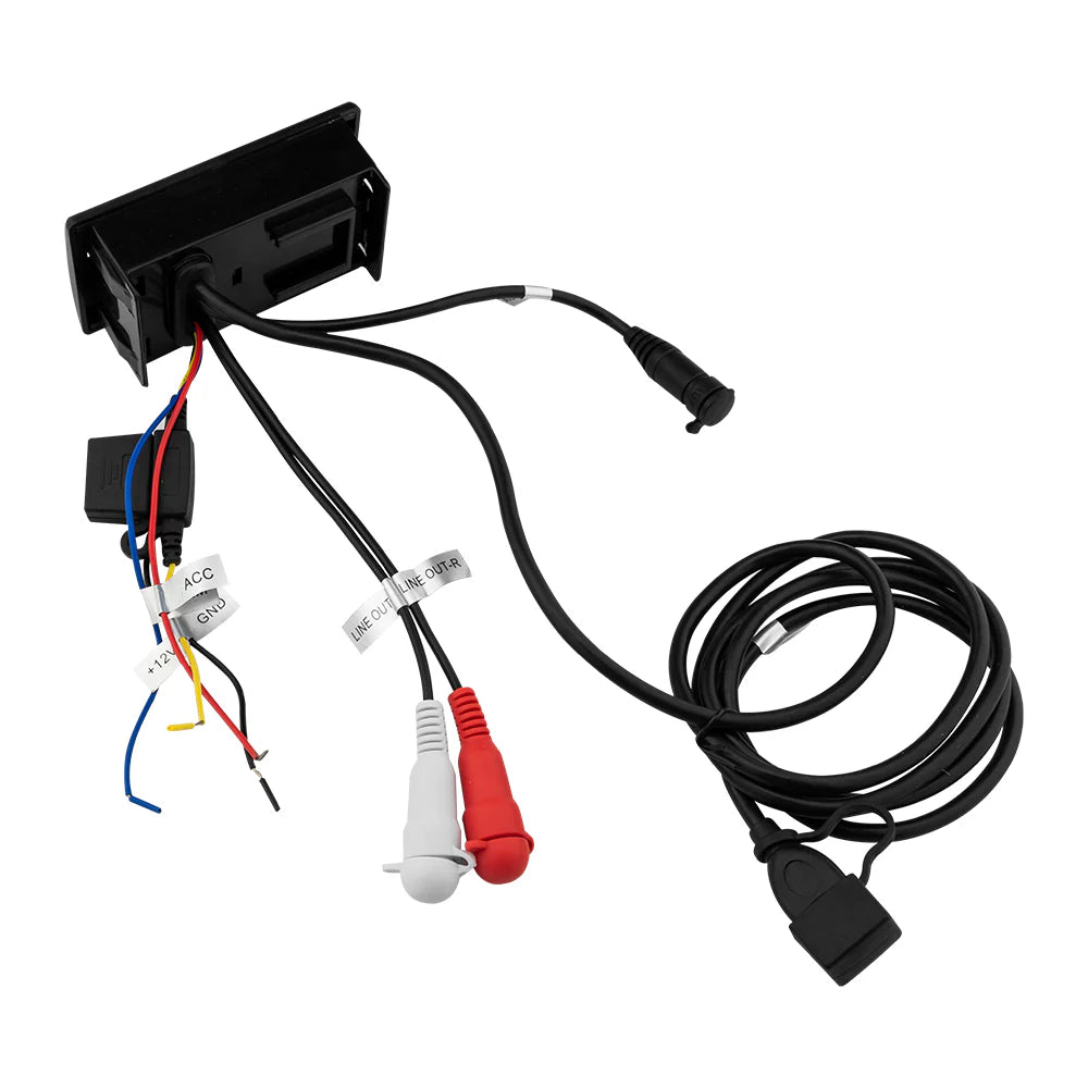 Marine And Powersports Waterproof Bluetooth Audio Receiver With Controls