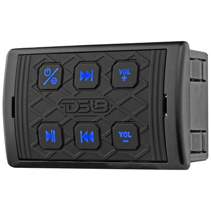 Marine And Powersports Waterproof Bluetooth Audio Receiver With Controls