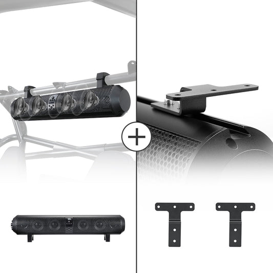 UTV Waterproof Bluetooth Speakers with T-brackets