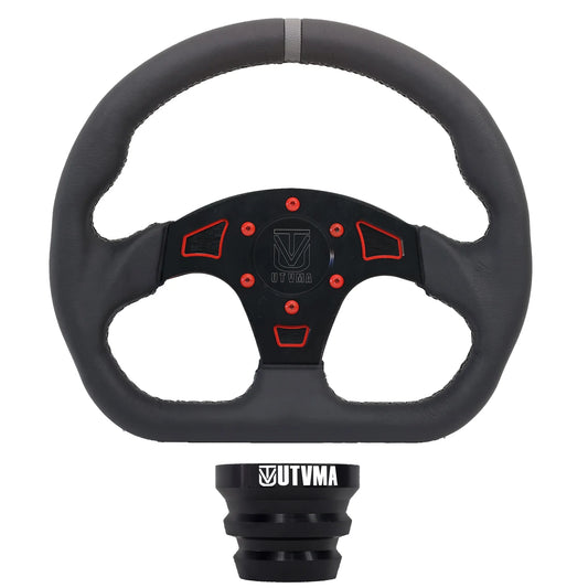 UTVMA DriftX Leather Steering Wheel With Hub