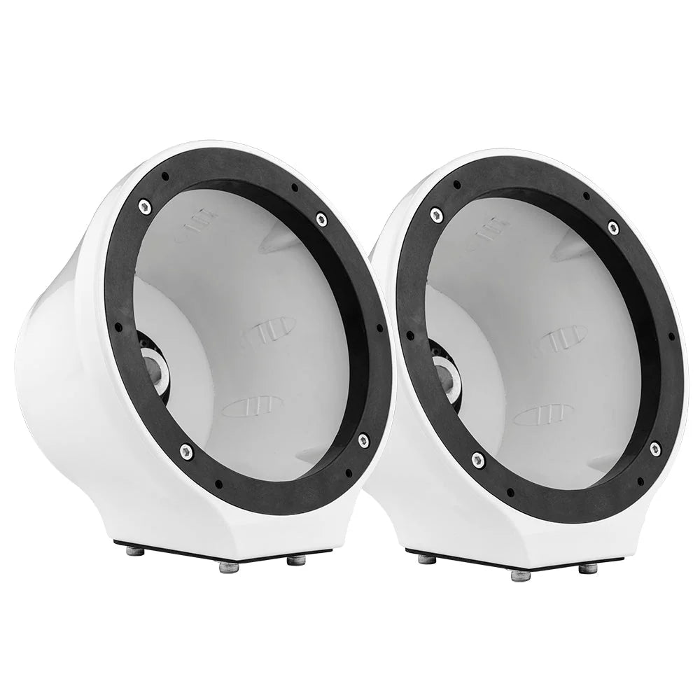 6.5" Universal Flat Mount Speaker Pod With LED RGB Lights