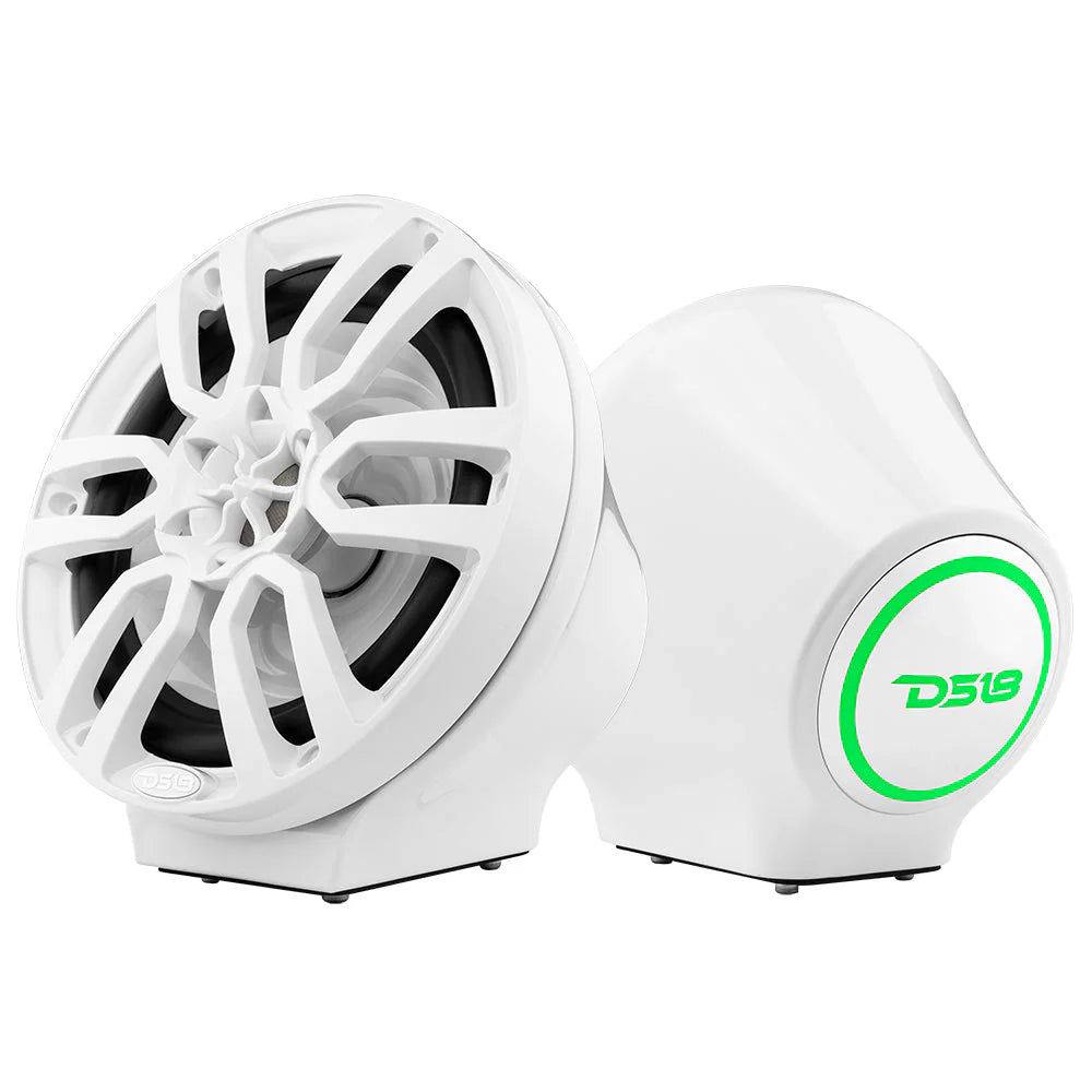 8" Universal Flat Mount Speaker Pod With LED RGB Lights