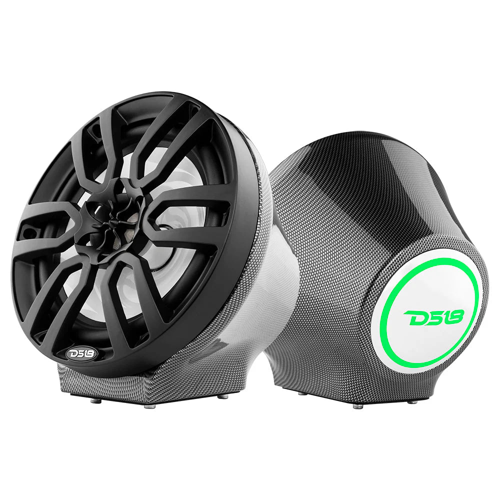 8" Universal Flat Mount Speaker Pod With LED RGB Lights