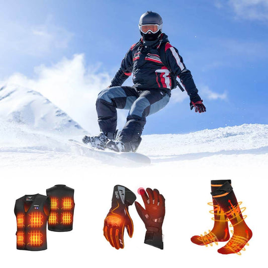 Winter Heated Vest & 7.4V Heated Gloves & Unisex Heated Socks