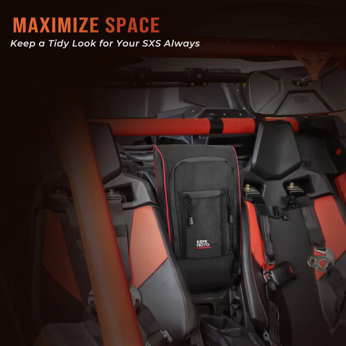 Tablet Holder & Console Storage Bag Fit Can-Am Maverick X3