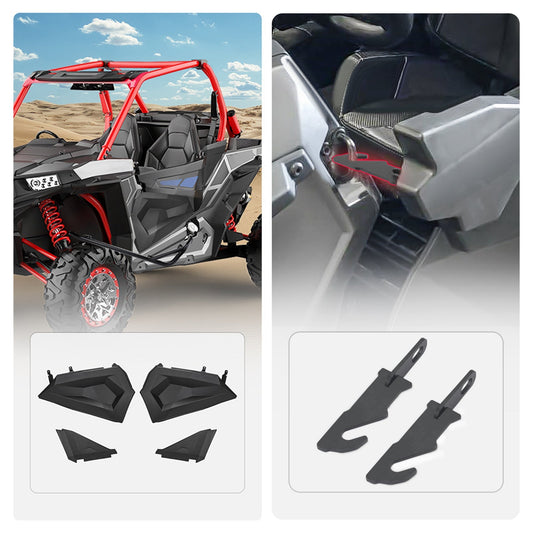 Lower Half Door and Door Latches Extender for Polaris RZR