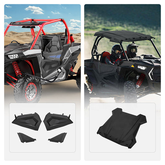 Lower Half Door Inserts Panels & Sport Roof Top for Polaris RZR