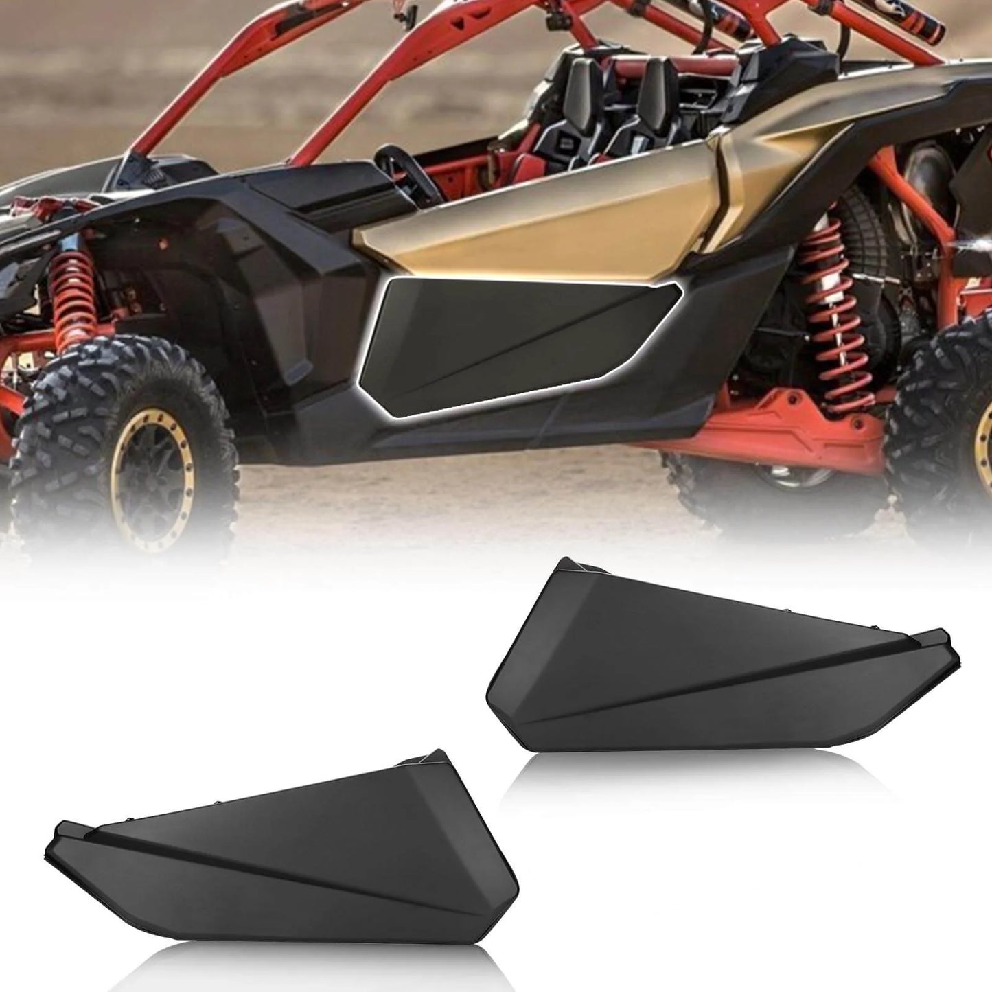 Front Door Bags & Front Lower Door Inserts For Can-Am Maverick X3