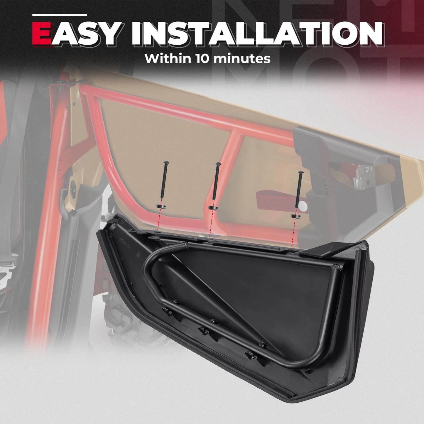 Front Door Bags & Front Lower Door Inserts For Can-Am Maverick X3