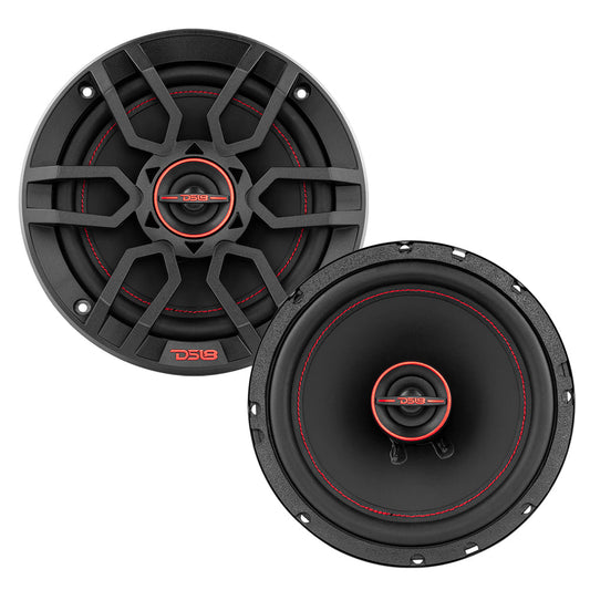 GEN-X 6.5 Inch 3-Way Coaxial Speakers 50 Watts Rms 4-Ohm DS18