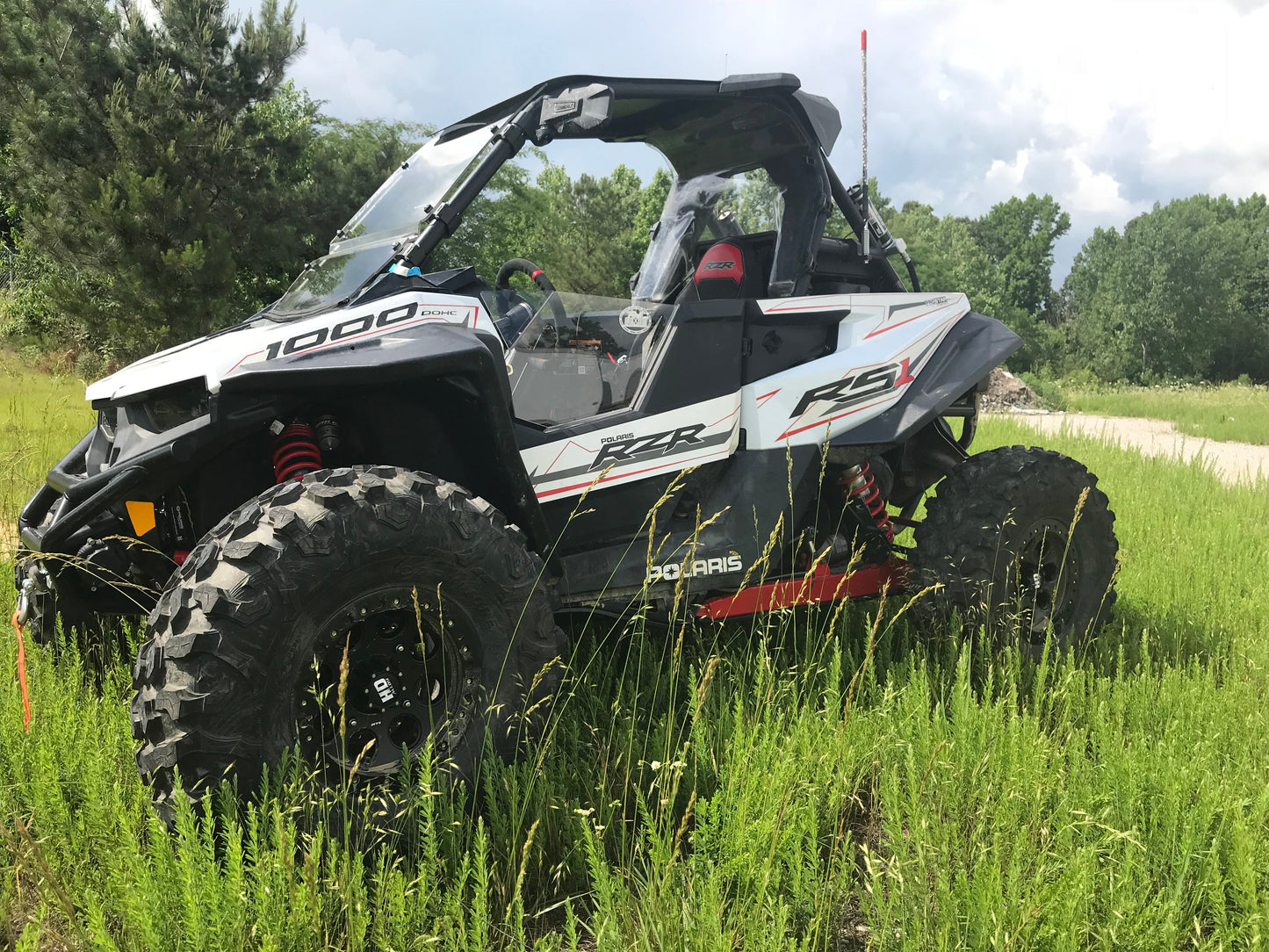 Trail Armor 2018 - 2022 Polaris RZR RS1 CoolFlo Windshield with Fast Clamps DoT Approved Rated AS4