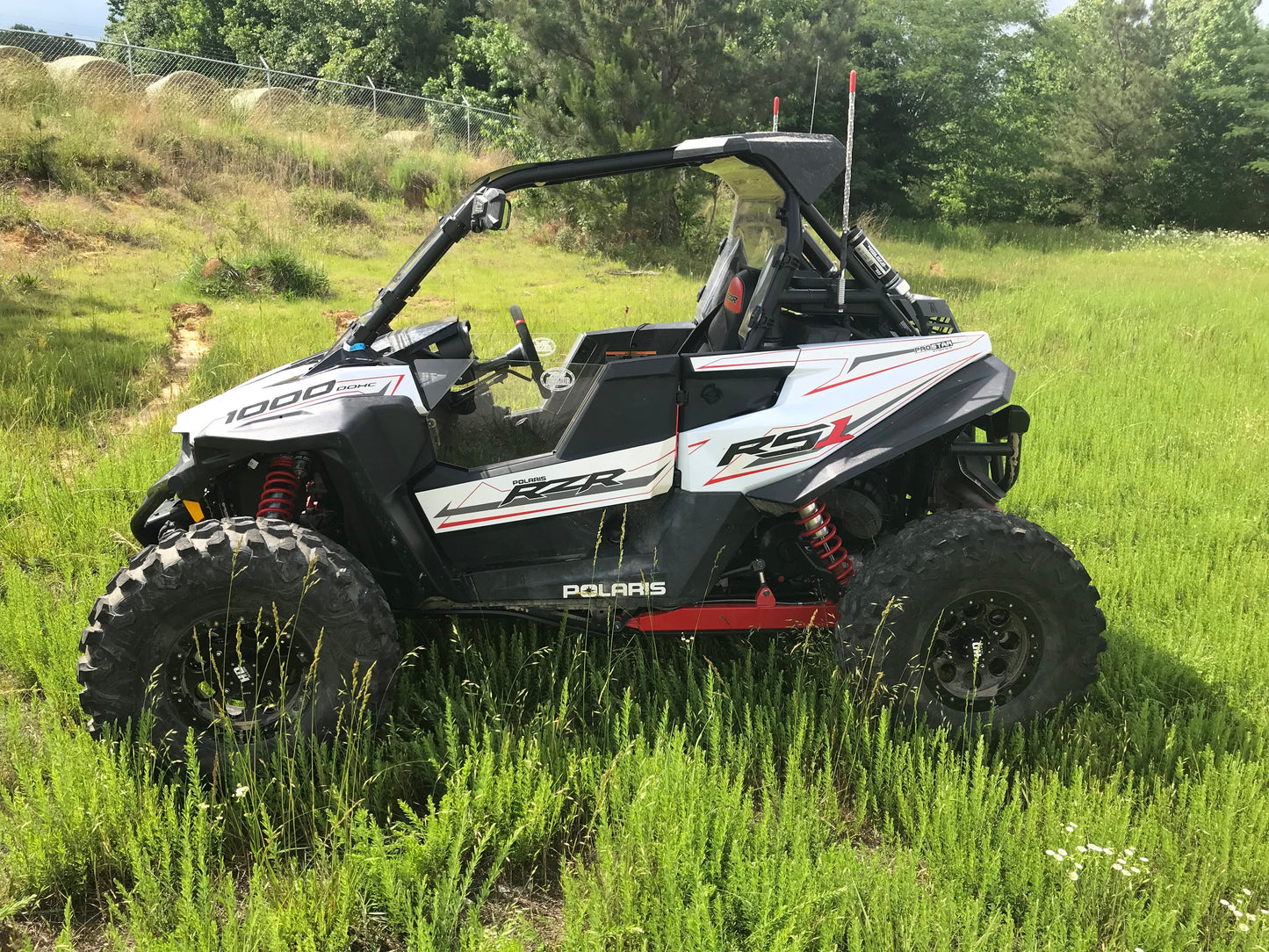 Trail Armor 2018 - 2022 Polaris RZR RS1 CoolFlo Windshield with Fast Clamps DoT Approved Rated AS4