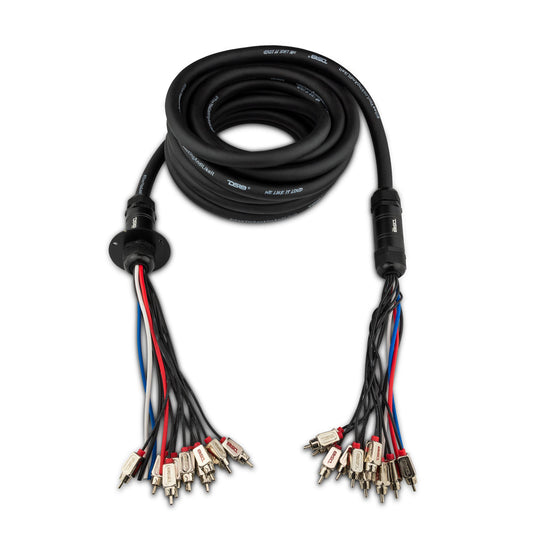 Medusa/Snake 10 Channel RCA and 4 x 12GA OFC Power Wire 30 Feet DS18