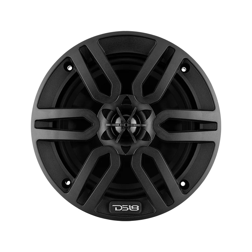 MP 6.5" 2-Way Coaxial Marine Speaker 60 Watts Rms 4-Ohm -Black