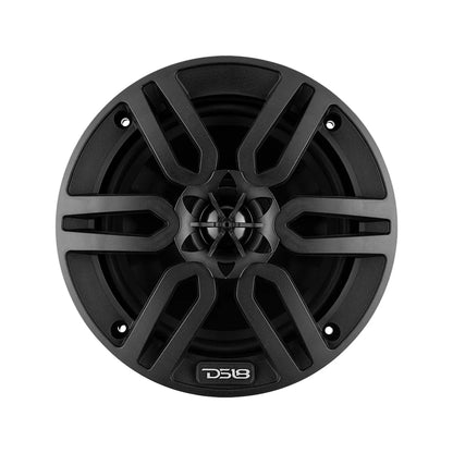 MP 6.5" 2-Way Coaxial Marine Speaker 60 Watts Rms 4-Ohm -Black