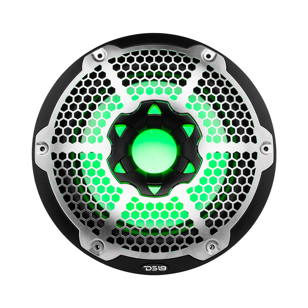 NXL 10" Marine Subwoofer With LED RGB Lights 300 Watts Rms SVC 4-Ohm -Black